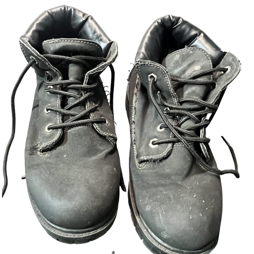 Trail Guide Black Work Boots Size 4.5M Men's Women's Utility Shoes Made in China